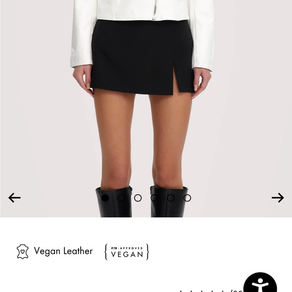 Noise sz large women’s vegan leather jacket. - Picture 7 of 11